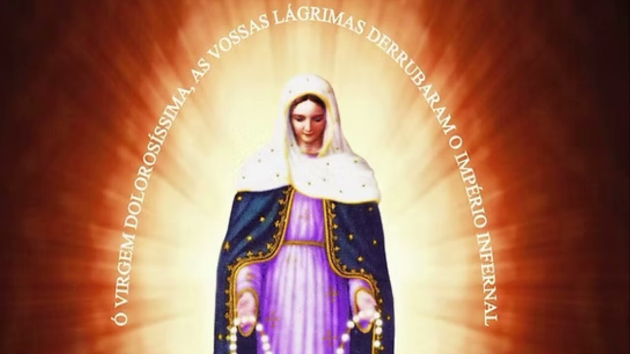 REZANDO A COROA DE NOSSA SENHORA DAS LÁGRIMAS 