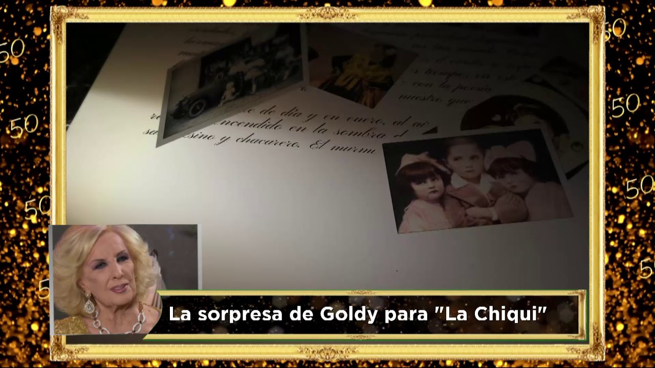 La carta de Goldy, hermana gemela de Mirtha, que la emocionó hasta las lágrimas
