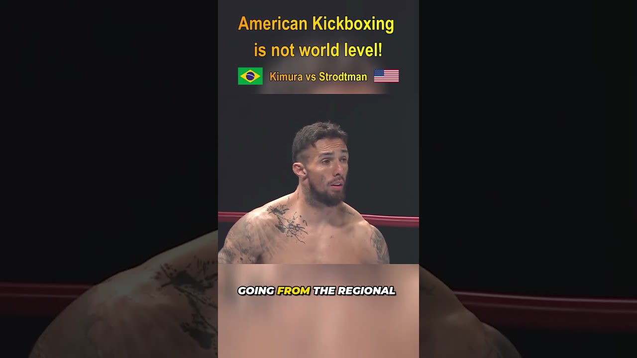American kickboxing is not world-level! 🇧🇷 Minoru Kimura SLEEPS Mason Strodtman 🇺🇸 #k1 #knockout