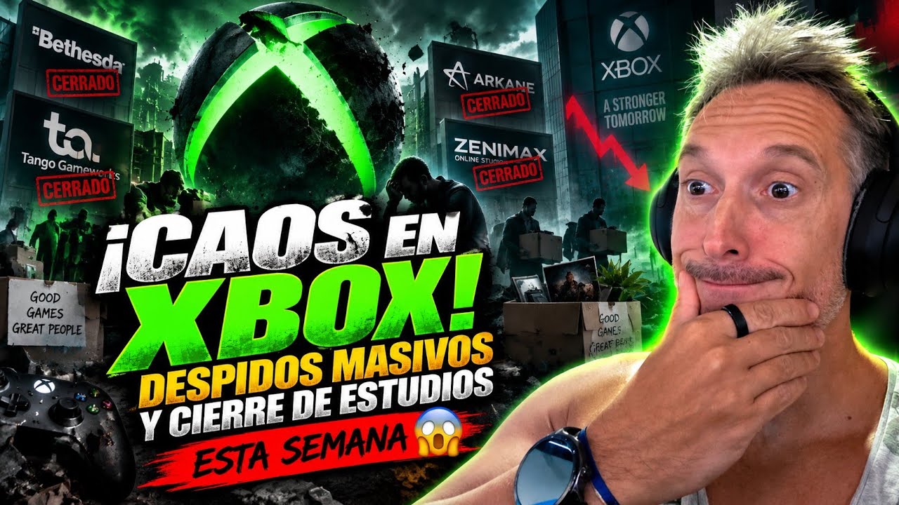 &iexcl;CAOS en XBOX! Despidos masivos y cierre de estudios esta semana 😱