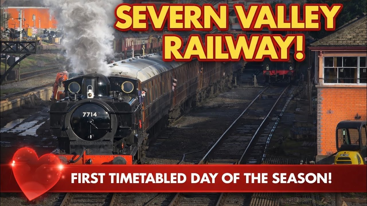 Severn Valley Railway | Steam Is Back! Valentine’s Day Season Opener | SVR Morning Departures | 