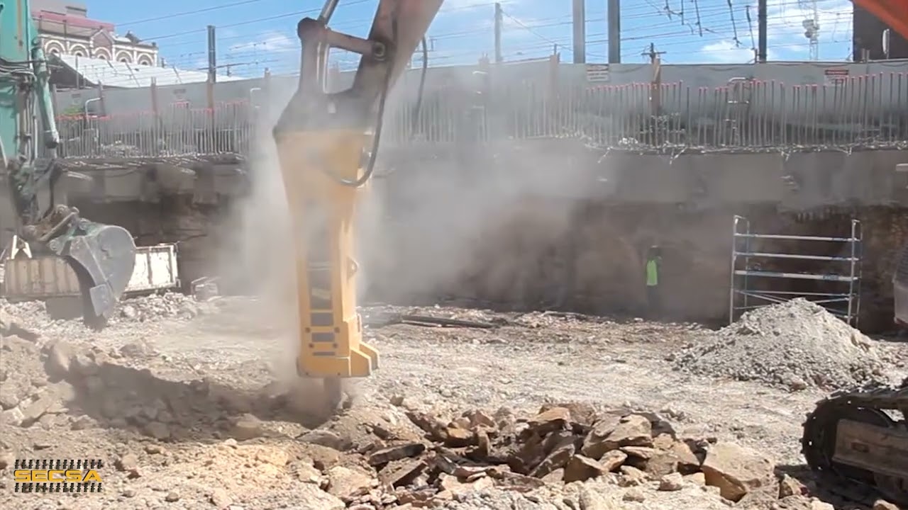 Fallas producidas al operar err&oacute;neamente un martillo hidr&aacute;ulico.