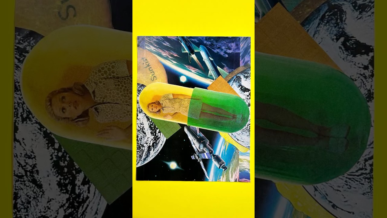 Lost In Space! 60s Magazine Collage Art Transformation Mind Blowing!