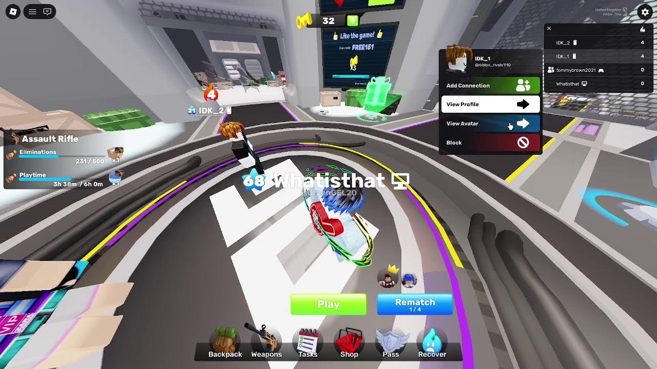 Playing on my alt account :3