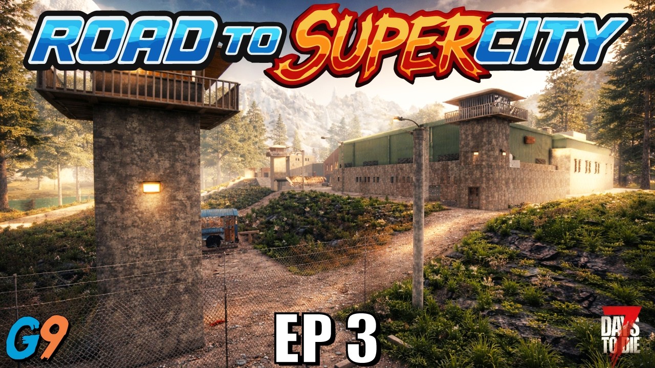 7 Days to Die - Road to SuperCity EP3 (The XP Farm)