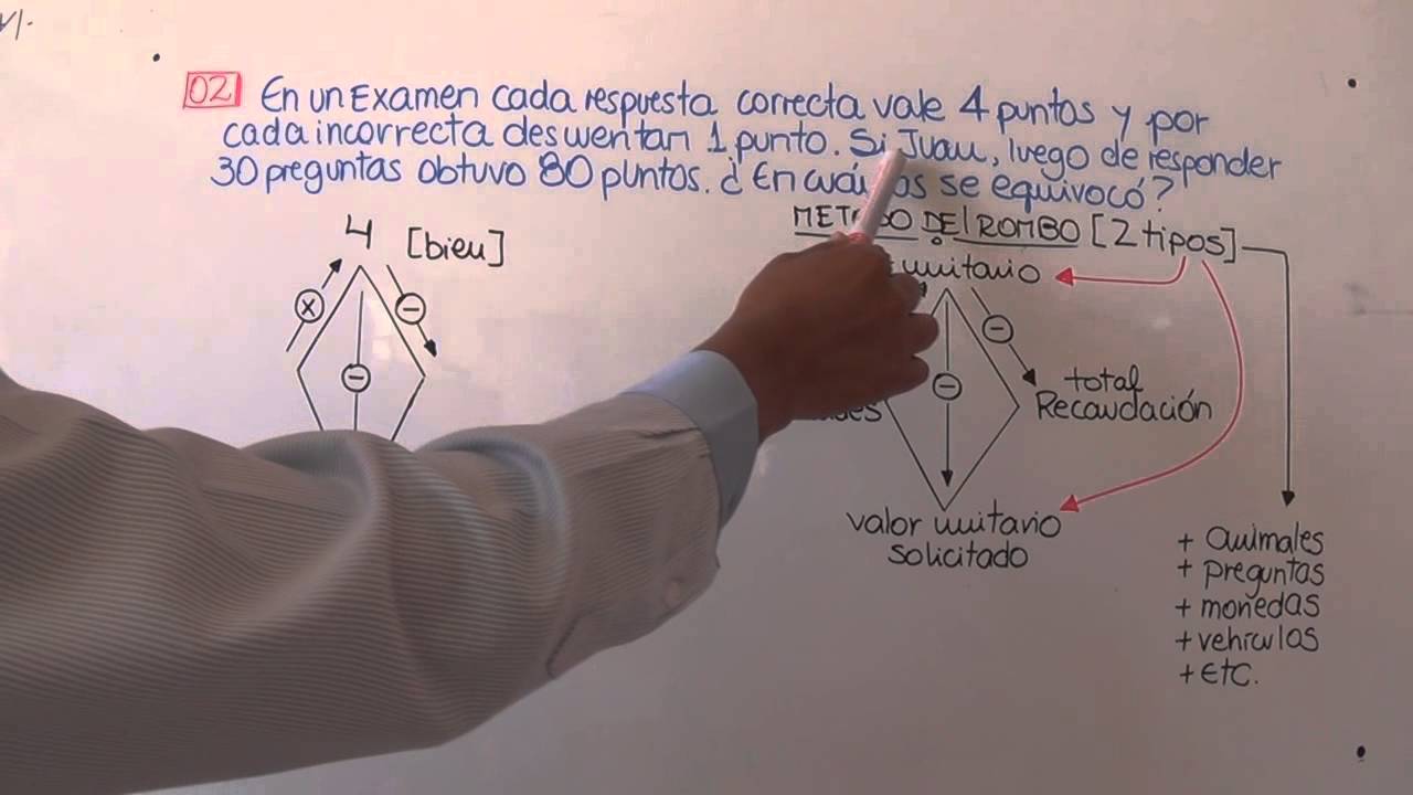 METODO DEL ROMBO (Diversos Casos)