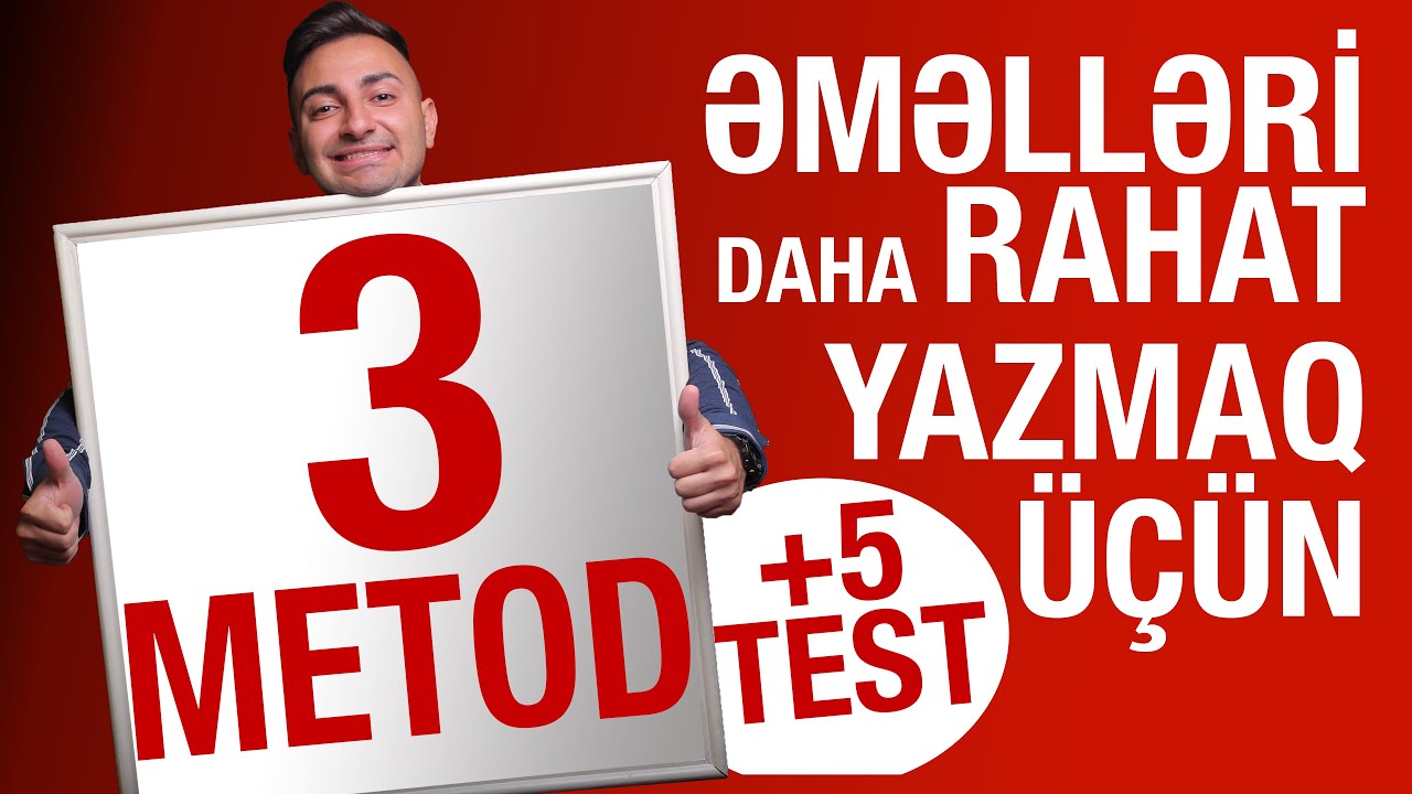 OPERATORLARI RAHAT YAZMAĞIN 3 QAYDASI