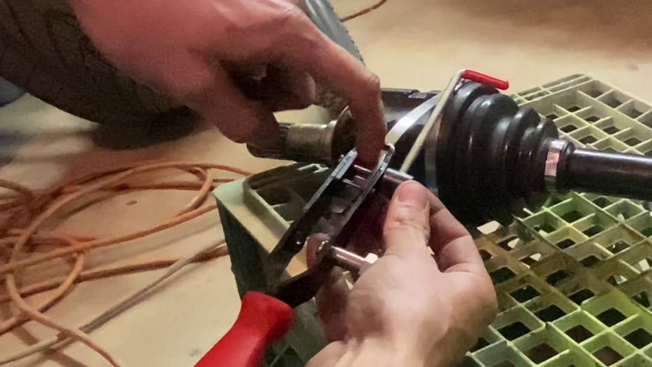 How to use a CV Boot Band/Clamp Tool