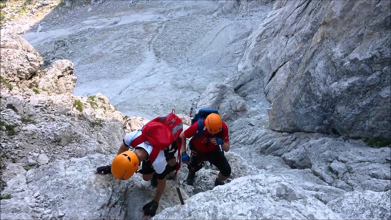 Mala Mojstrovka-Nordwand Klettersteig