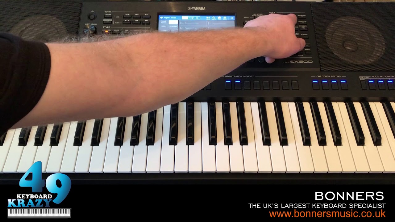 Yamaha PSR-SX900 Keyboard - Tutorial