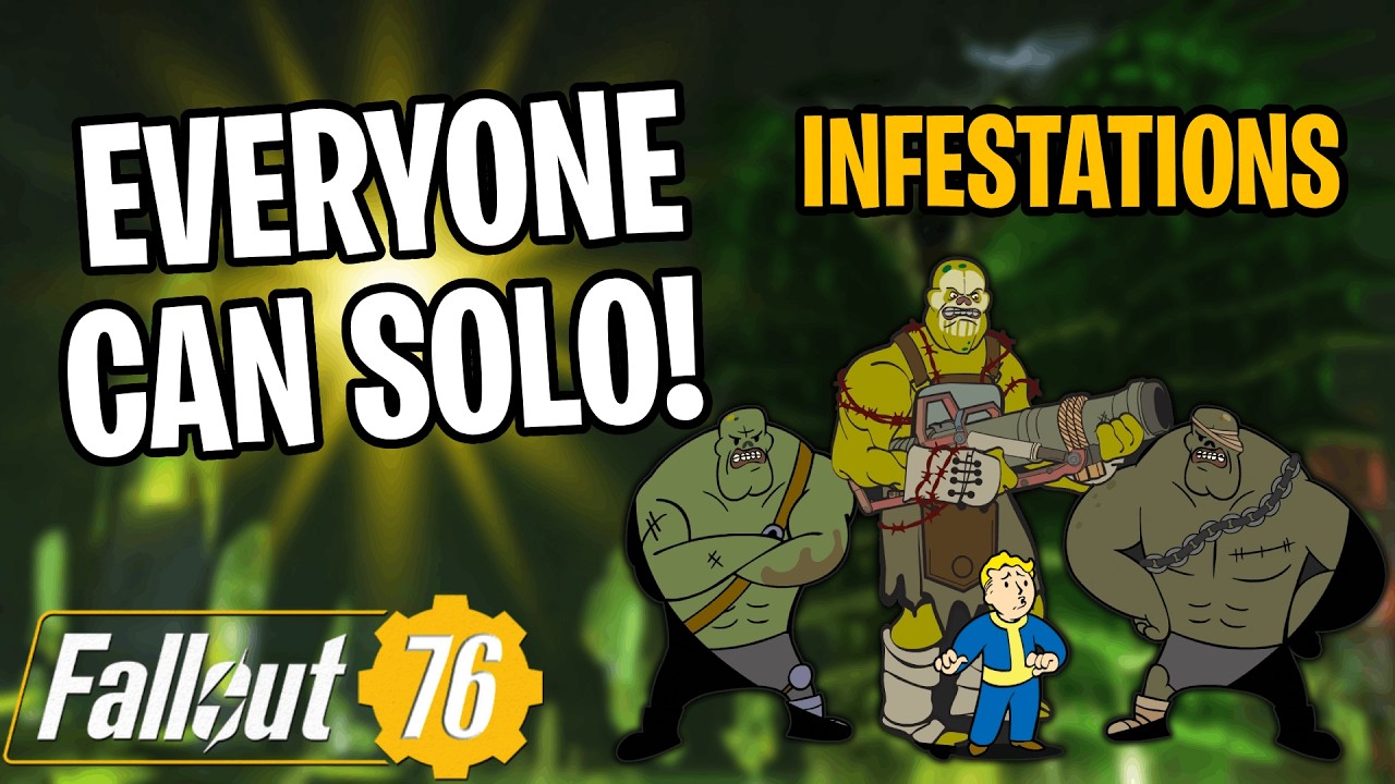Anybody Can Solo Infestations EZ With My New Build | Fallout 76