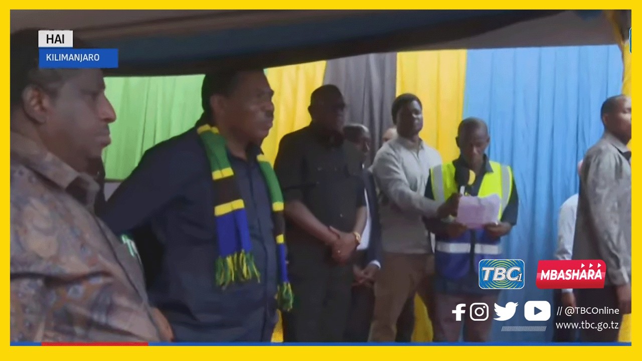 🔴#TBCLIVE: WAZIRI MKUU KUZINDUA BARABARA YA BOMANG'OMBE-KIKAVUCHINI - MKOANI KILIMANJARO