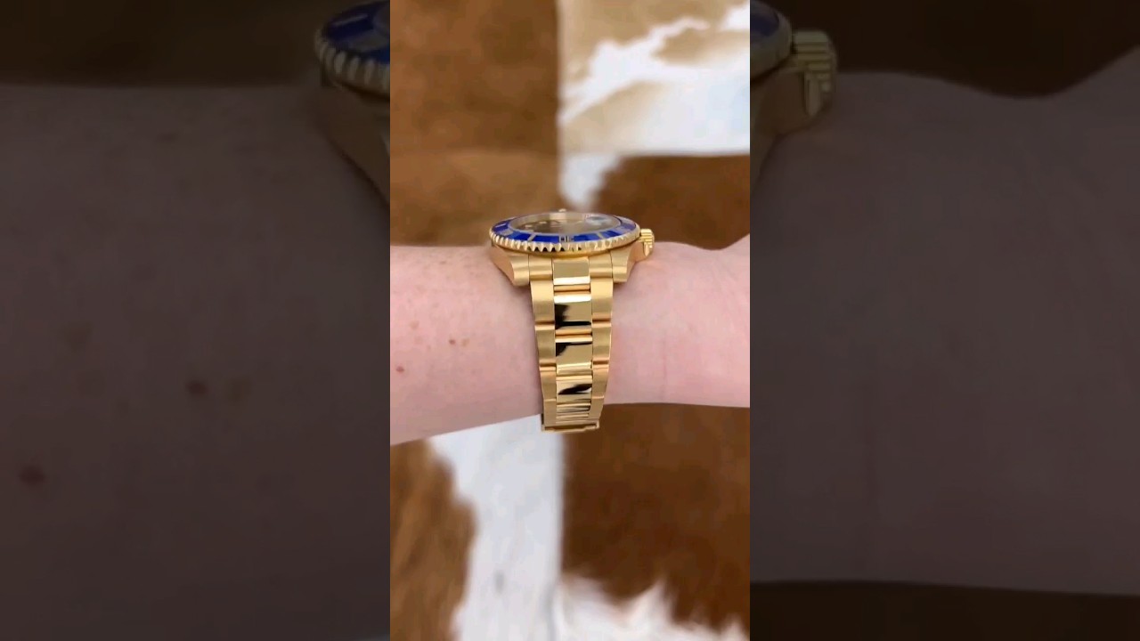 And the best yellow gold Rolex award goes to...