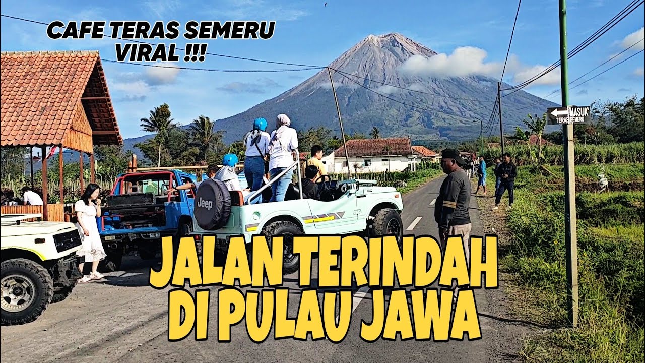 TERAS SEMERU !!! DESA DAN CAFE TERINDAH VIEW GUNUNG SEMERU