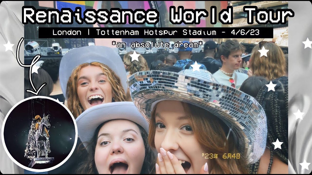 SEEING BEYONCÉ ON THE RENAISSANCE WORLD TOUR VLOG| Tottenham Hotspur Stadium, London Night 5!! 🪩🖤