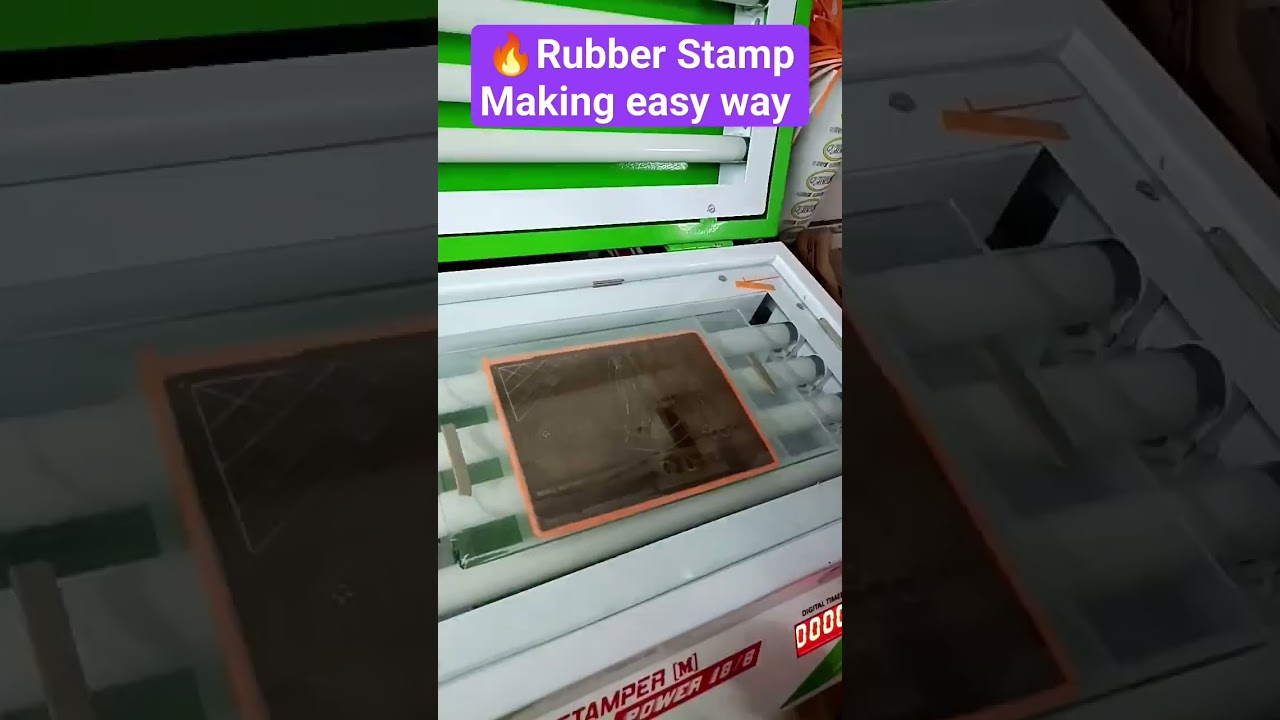 Rubber Stamp Making Machine at Best Price in India #stamps #shorts