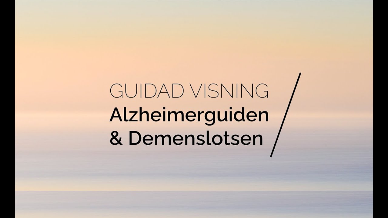 Visning Alzheimerguiden och Demenslotsen