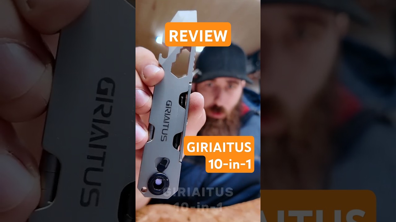 GIRIAITUS 10-in-1 Pry Bar Multitool REVIEW in Under 40seconds! #shorts #edcgear