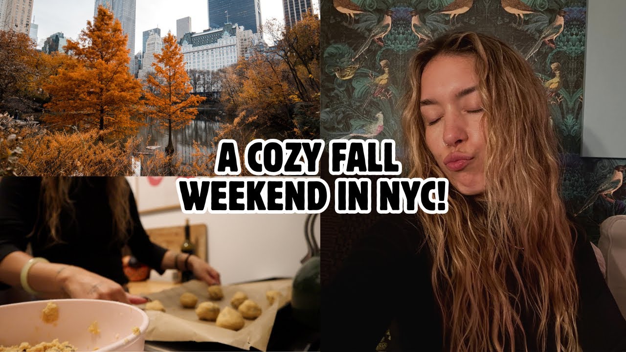 A cozy fall weekend in NYC! (baking, cleaning, + Target haul)