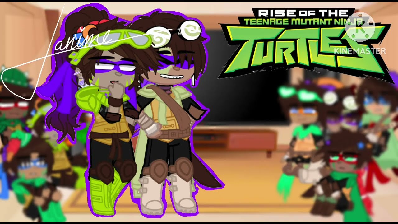 TMNT react to ROTTMNT|gcrv|2/4