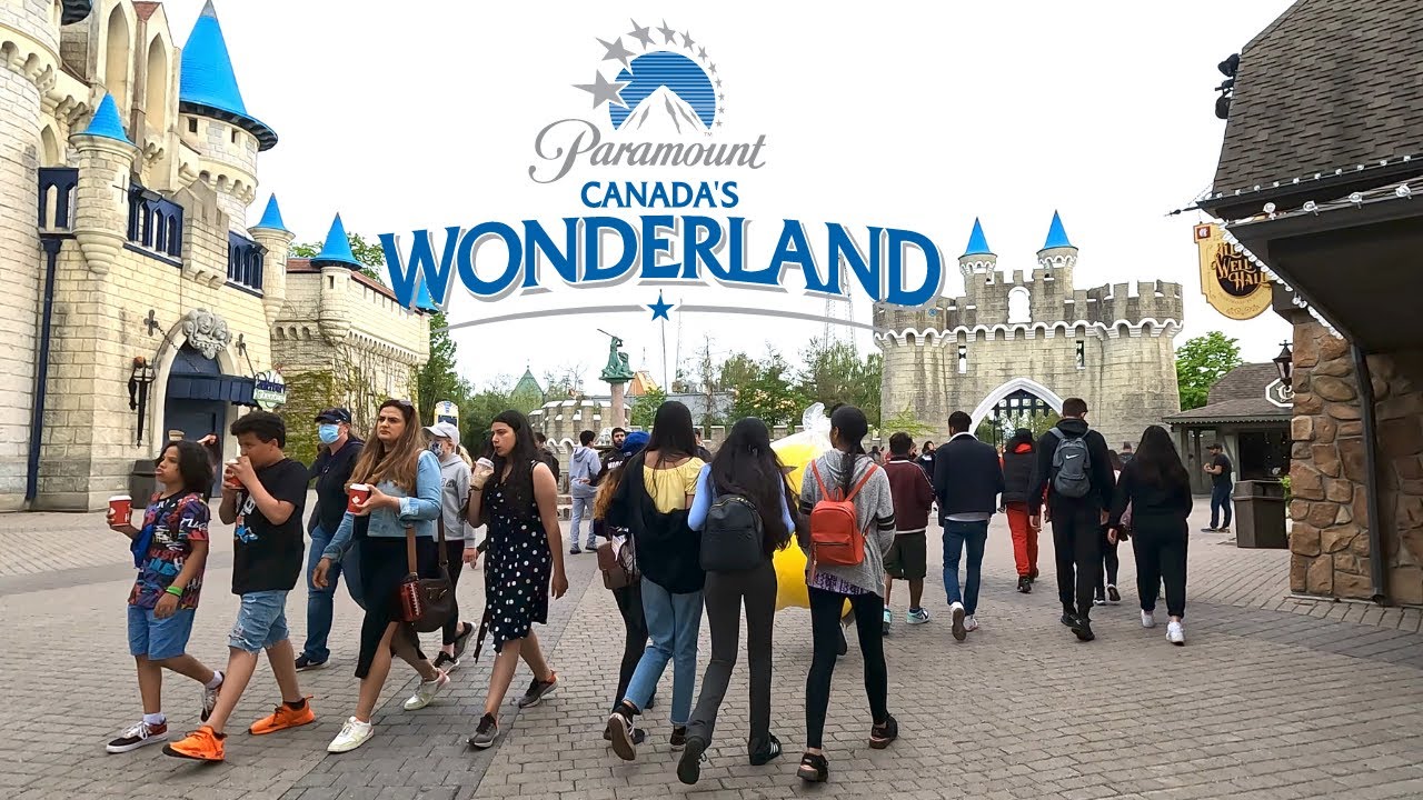 Which Rides is the best at CANADA'S WONDERLAND, Theme Park Full Walking Tour  4K May 23, 2022