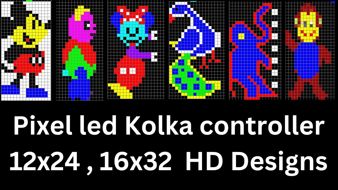 16x32 Kolka controller for pixl led |  led pixel | koshi electronics