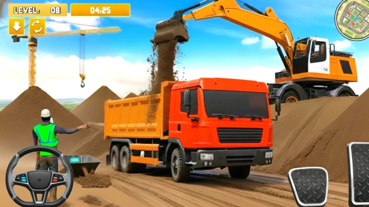 New Large City Road Contribution Gameplay - Android Gameplay Video 