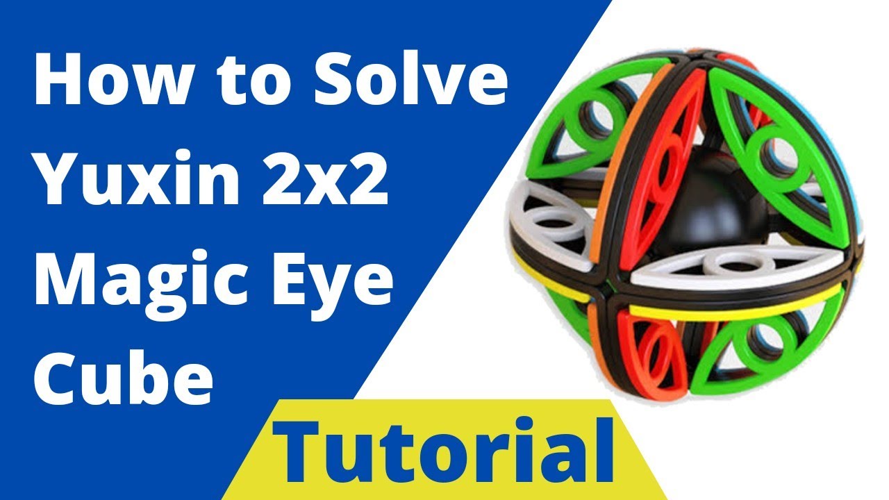 2x2 Magic Eye Cube Tutorial @Manqube  | How to solve Yuxin 2x2 Magic Eye Cube