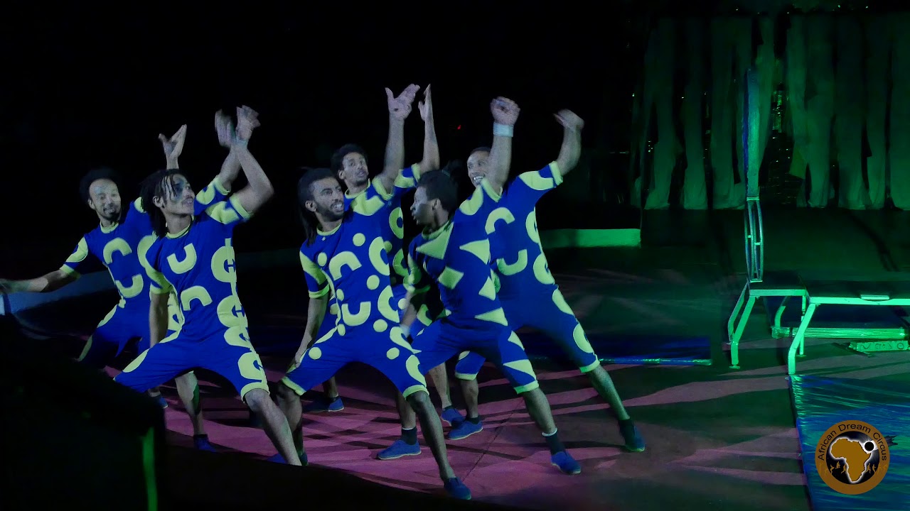 African Dream Circus - Circle(program in Dnepr) №1 Video 4K resolution