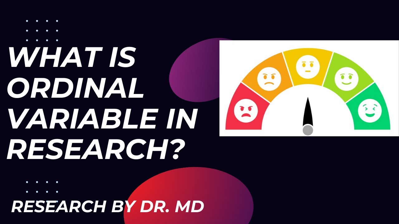 What is ordinal variable in research?