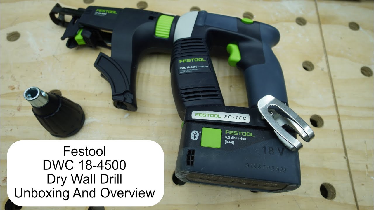 Festool 201675 DWC 18 4500 Basic Cordless 18V Drywall Screwdriver