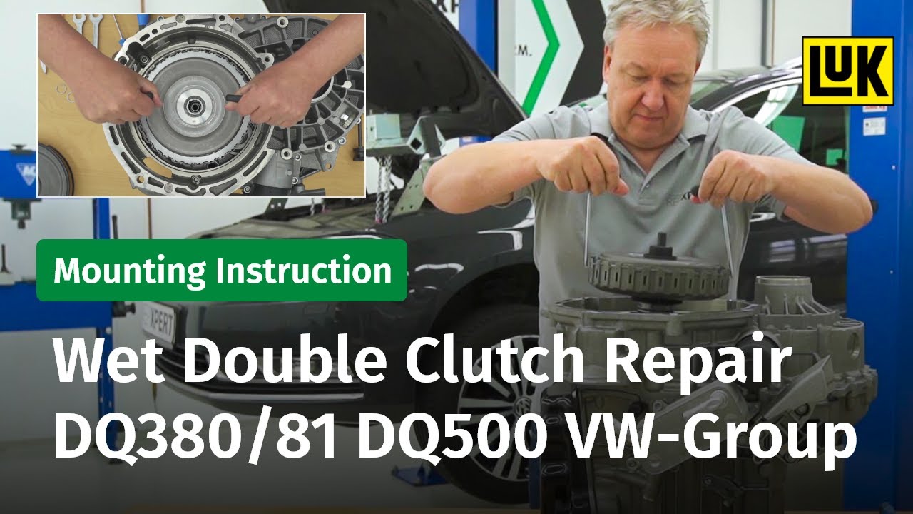 Wet Double Clutch Repair - DQ380/81, DQ500 (VW Group) with the LuK RepSet 2CT & Special Tools