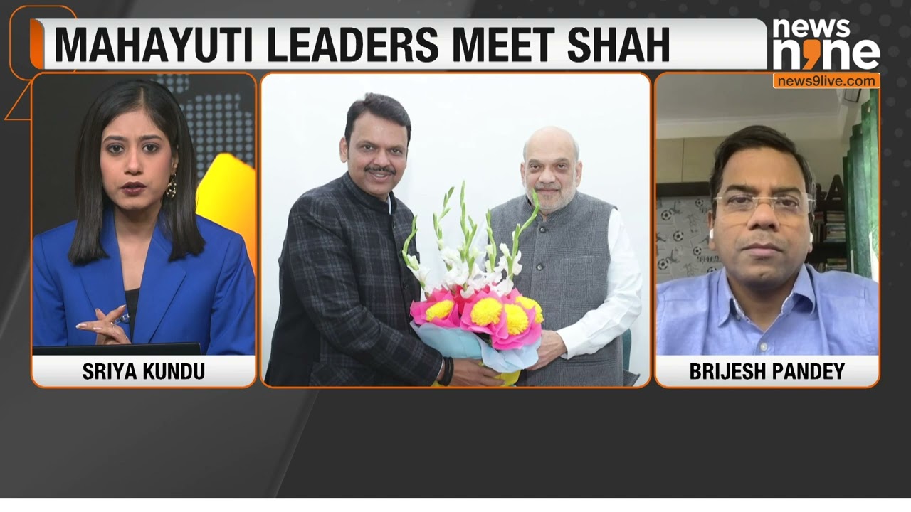Maharashtra Government Formation: Mahayuti Leaders Meet Amit Shah Amid Leadership Talks | News9