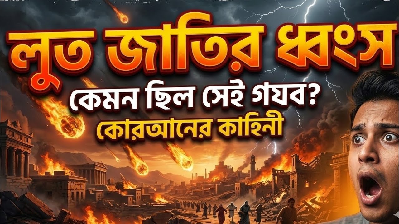 লুত জাতির ধ্বংসের সেই ভয়াবহ কাহিনী! কেমন ছিল আল্লাহর সেই গযব? | Islamic Story | Islamic Ayojon