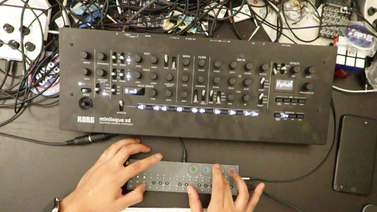 Minilogue XD Module +OP-Z (Short techno song 80)