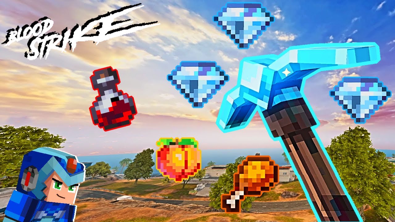 USE EL NUEVO PICO DE MINECRAFT EN BLOODCITO (MEJOR ARMA CUERPO A CUERPO) | BLOOD STRIKE X TAC-ZERO