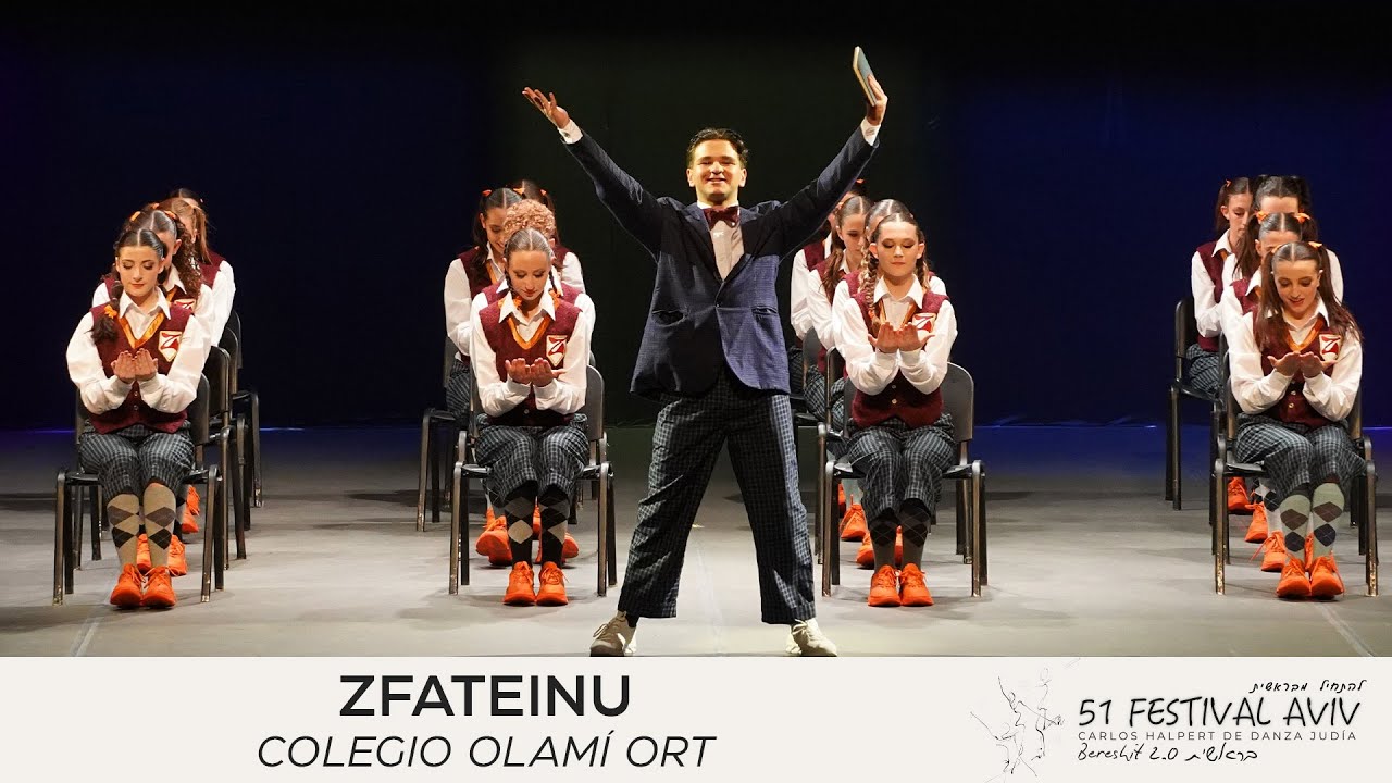 Coreografía de Zfateinu, Colegio Olamí ORT | 51° Festival Aviv 2025 | Bikurim abierta