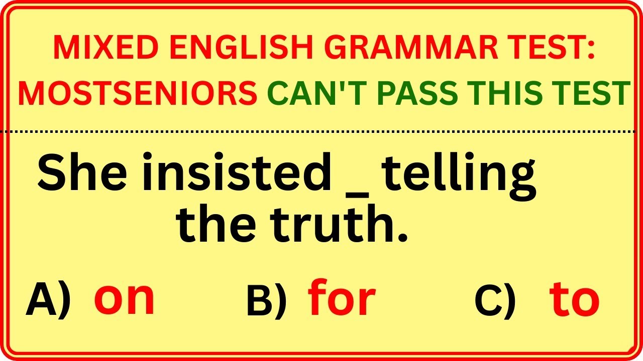 YOU ARE HIGHLY INTELLIGENT IF YOU GET JUST 3 RIGHT #advancedgrammar #quiz
