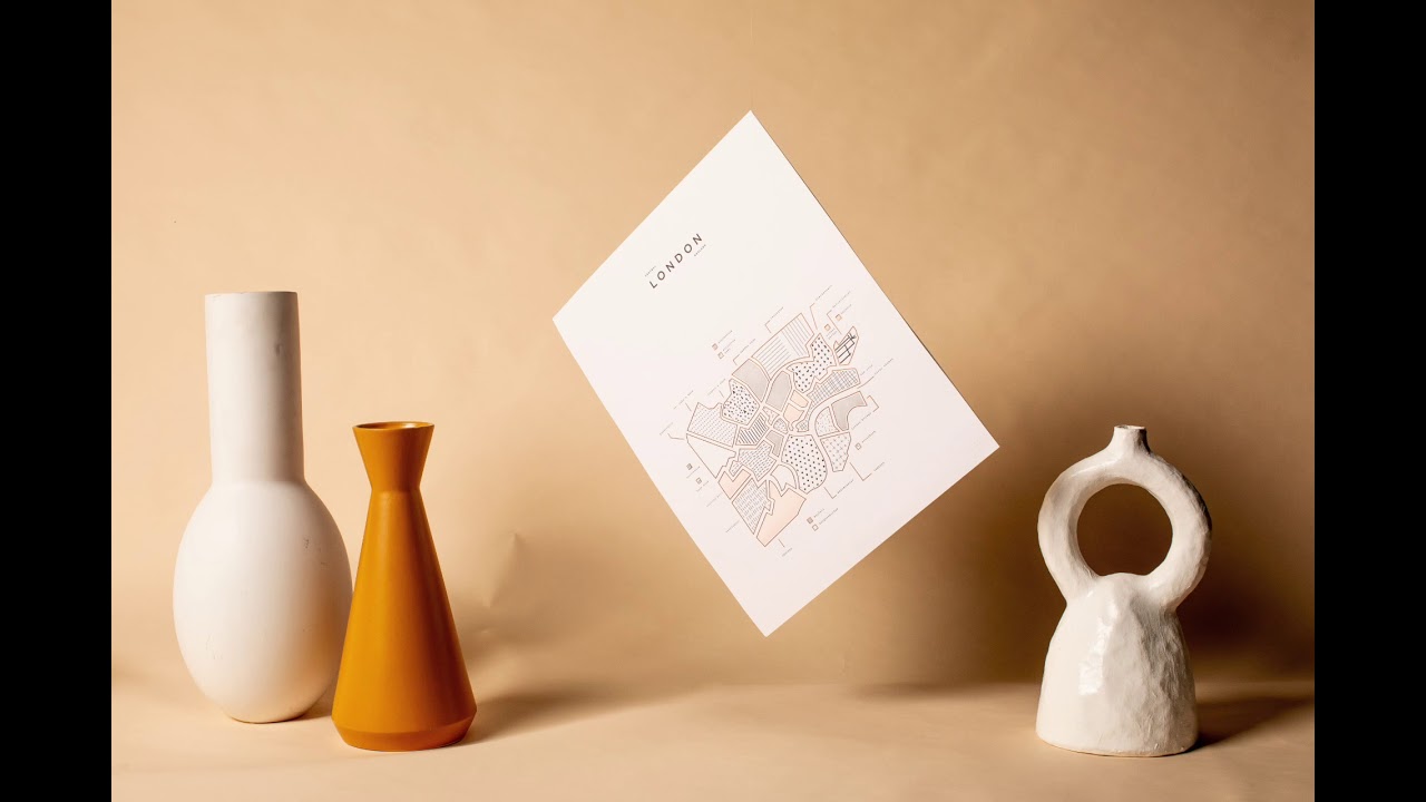 42 Pressed City Map Prints