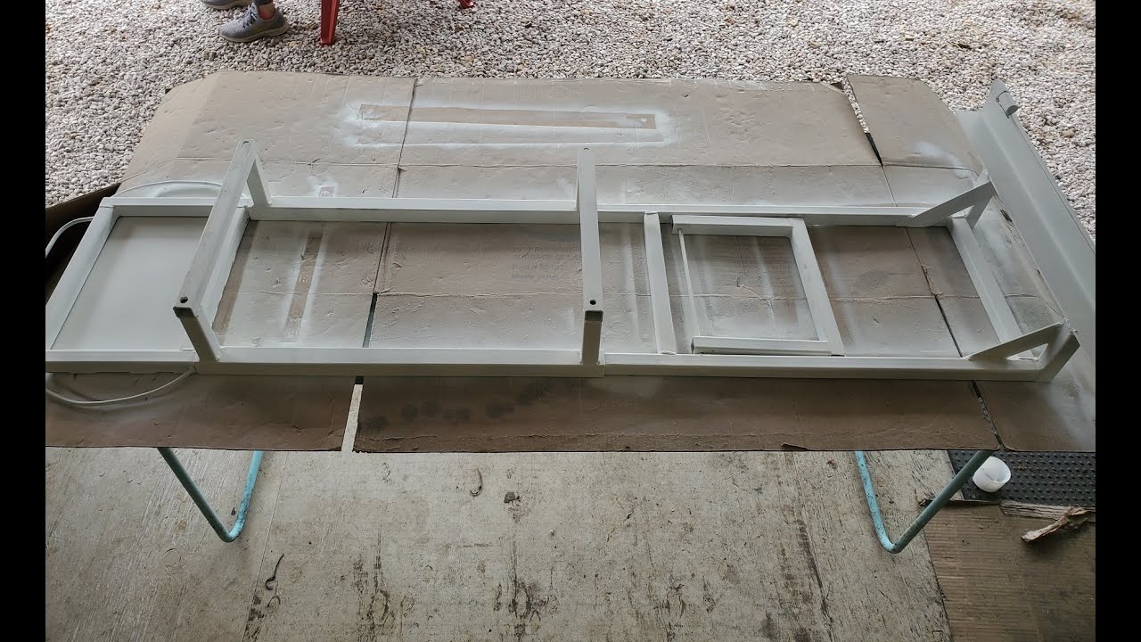 Gutter Machine Hack, Building a miter saw mount, guttering van set up for Brenham Gutter Specialists