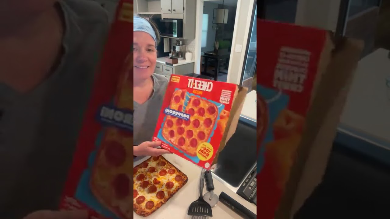 Cheez-It crust pizza
