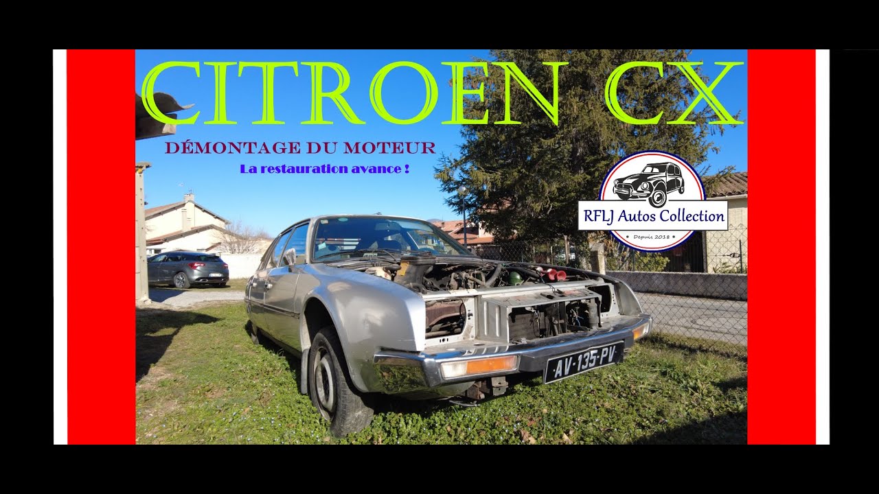 [Atelier] Démontage du bloc moteur Citroën CX Athéna