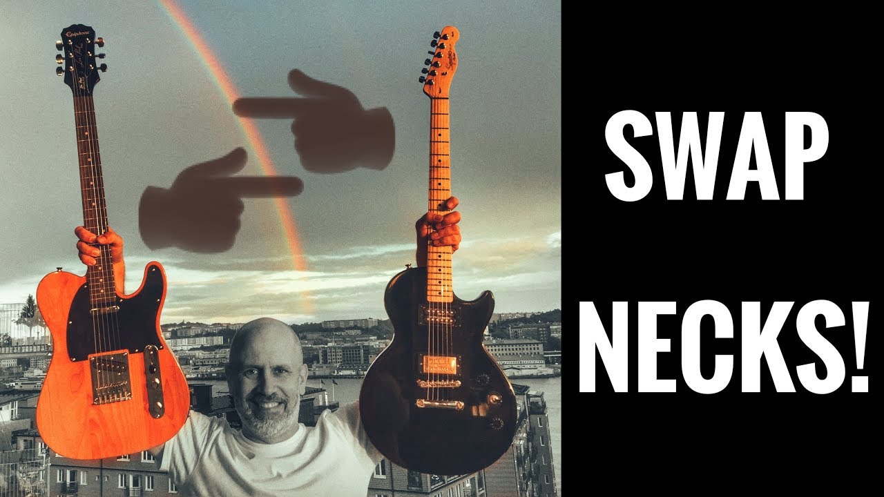 Switching NECKS between a Fender and a Gibson!