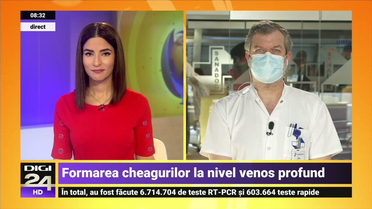 Tromboza venoasă profundă - Dr. Ionuț Munteanu, Spitalul Clinic SANADOR