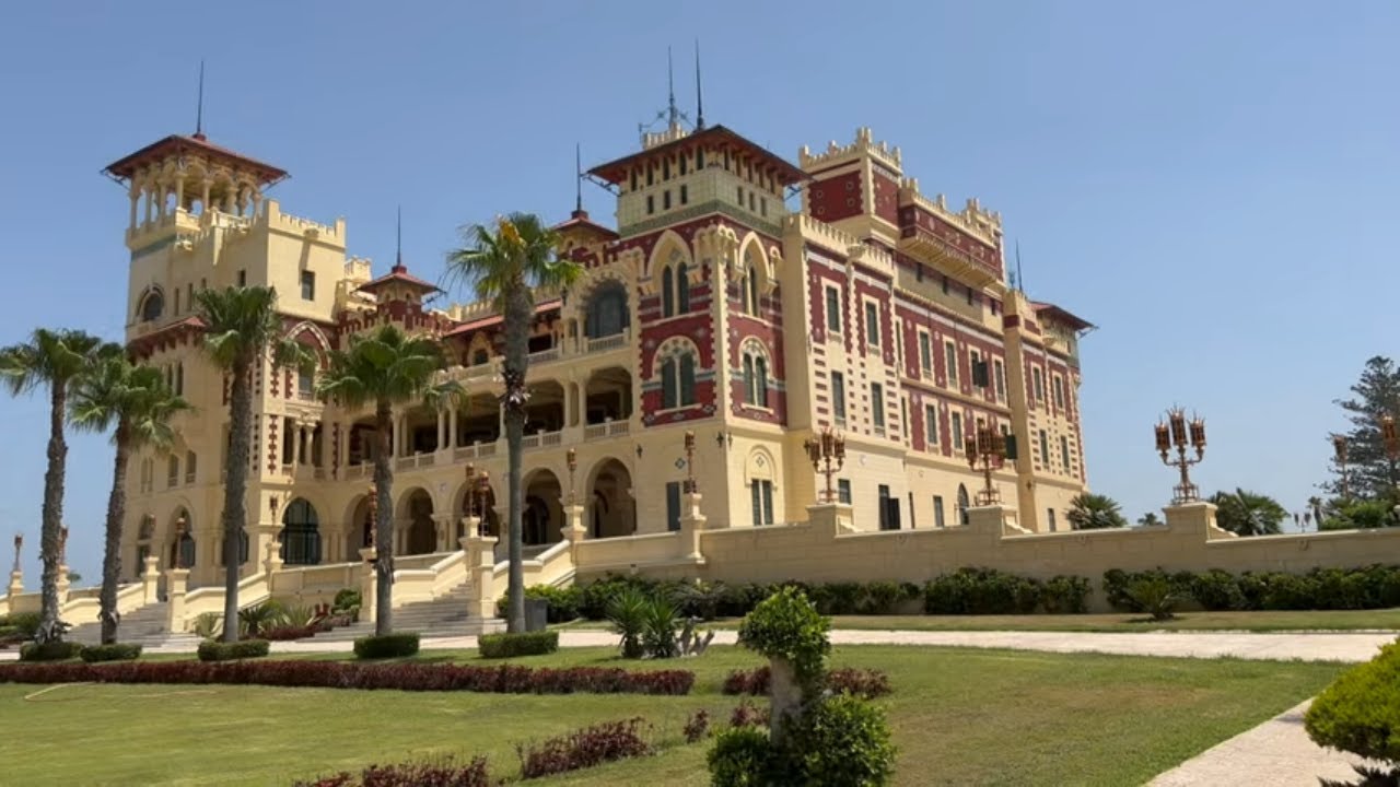 4K- Best place to visit in Alexandria Egypt Montaza Palace قصر المنتزه الاسكندريه  مصر