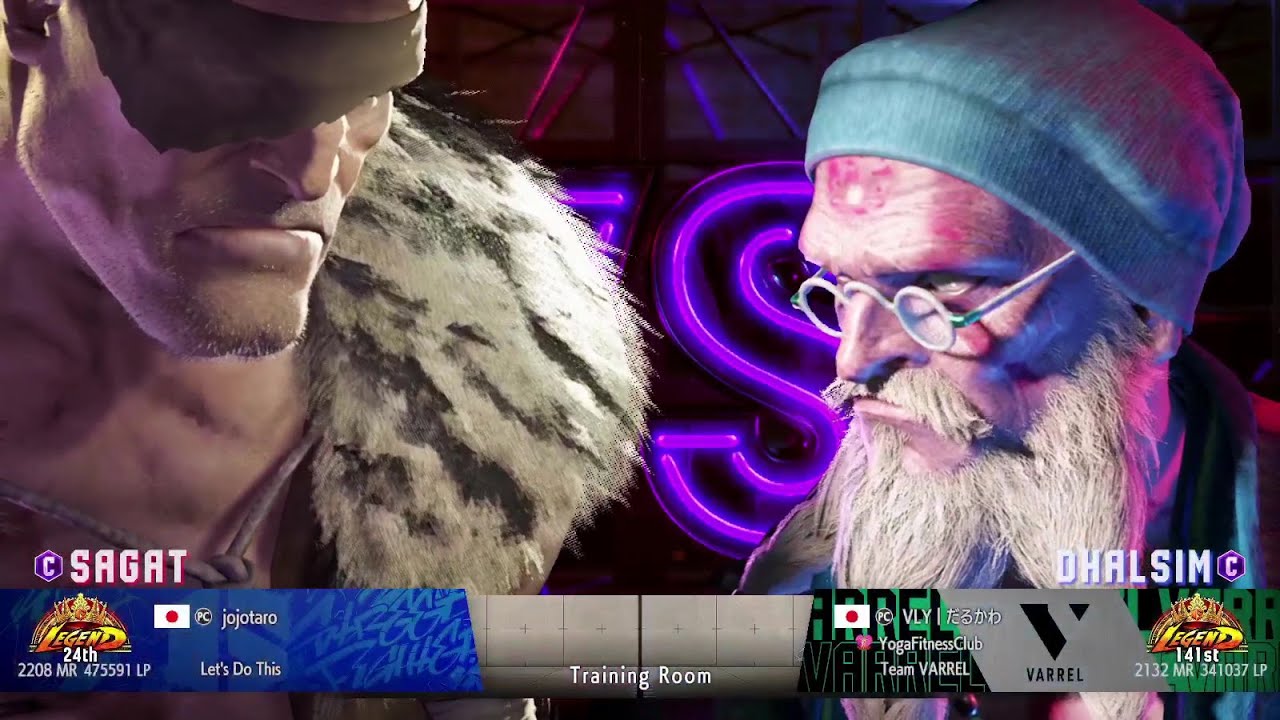LegendBattle Sagat(24th) vs Dhalsim(141st) - BattleFrame