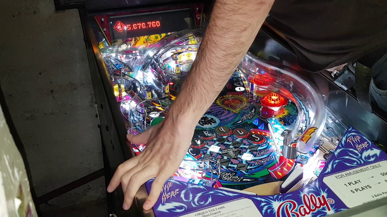 Circus Voltaire Pinball Gameplay