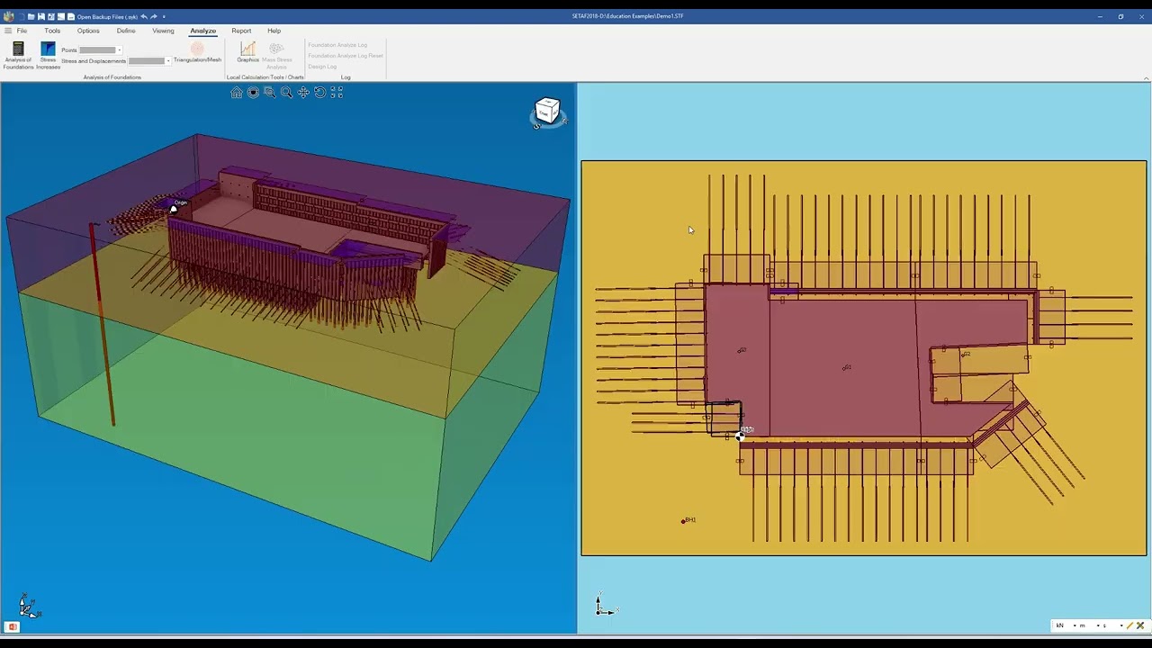 SETAF – Geotechnical Design Software | Analysis, 3D Modeling, Drawings and Reports