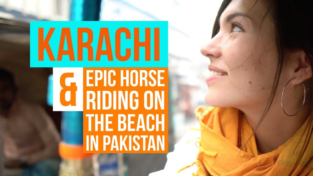 Best Biryani in KARACHI?! & Horse Riding on Pakistani Beach 💛