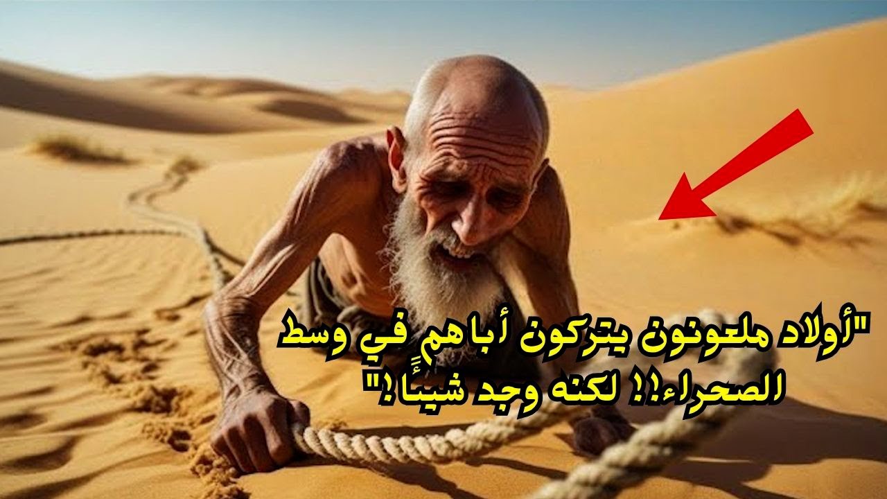 أبناء عاقون يتركون والدهم في الصحراء… لكن ما حدث غير كل شيء!